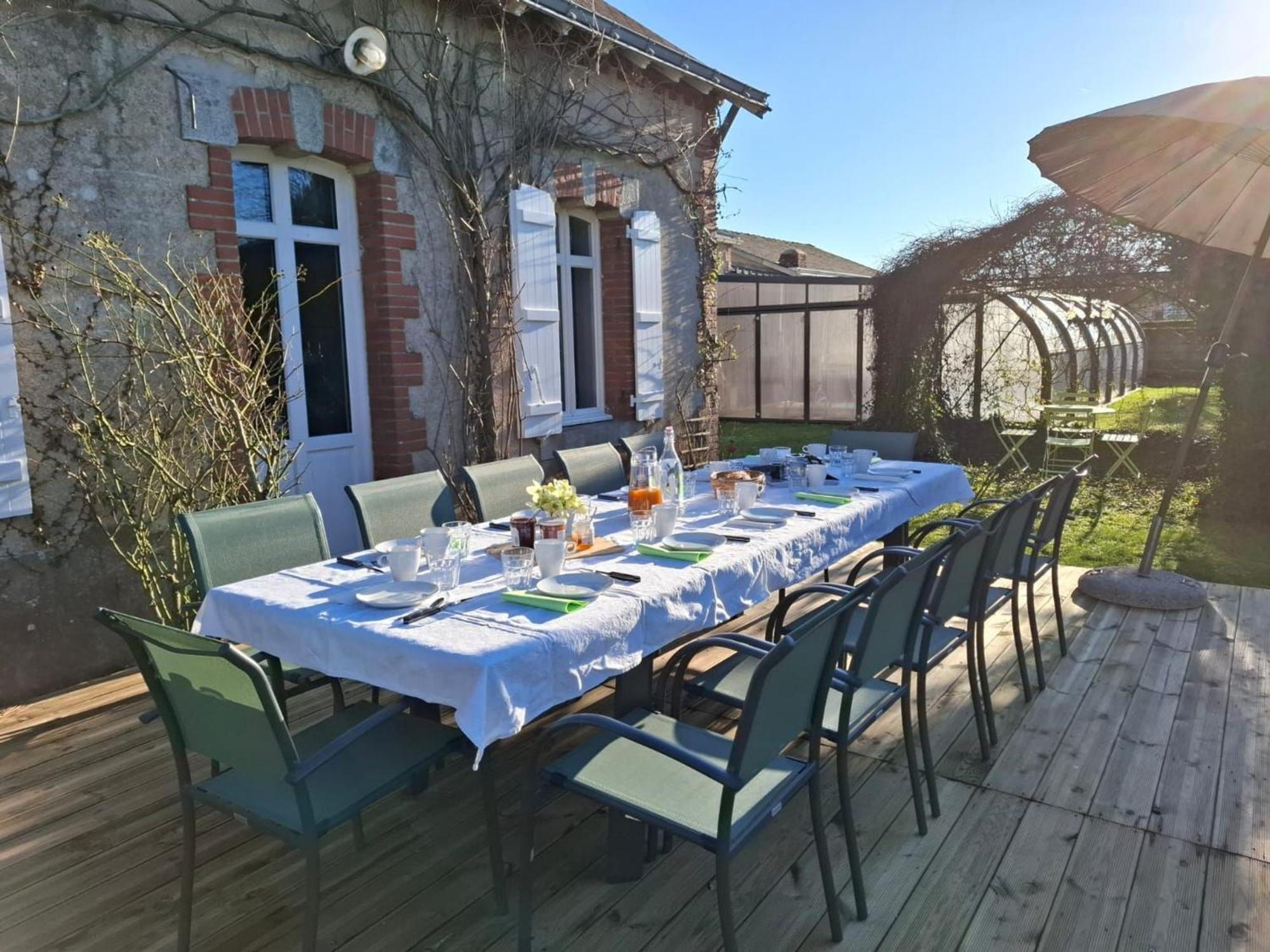 Gite Familial Avec Piscine Chauffee A Lege - Fr-1-306-1296 외부 사진