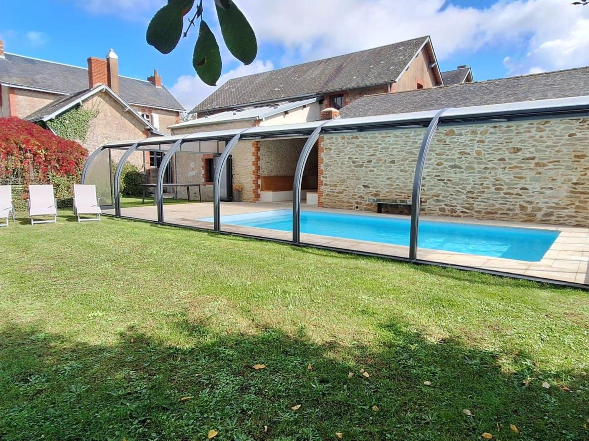 Gite Familial Avec Piscine Chauffee A Lege - Fr-1-306-1296 외부 사진